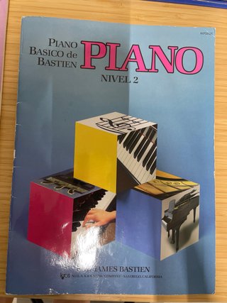 Libro Piano Básico de Bastien Nivel 1