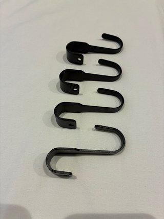 Ganchos Metálicos Ikea Negros (4 uds)