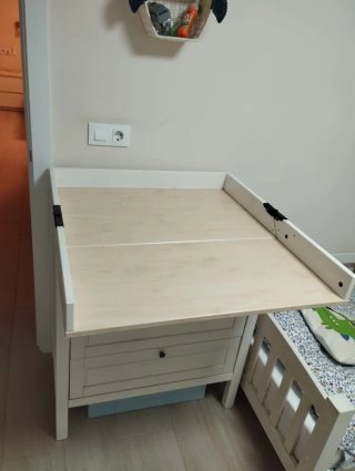 Cambiador Ikea Sundvik Blanco