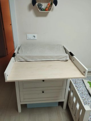 Cambiador Ikea Sundvik Blanco