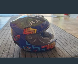 Casco Moto Infantil Diseño Tribal