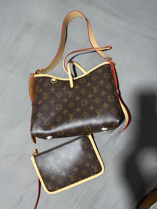 Bolso LV Marrón y Rojo