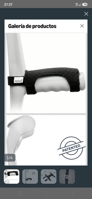 Almohadillas para muletas KMINA