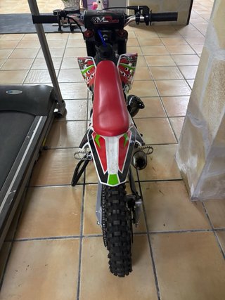 Moto Cross Infantil GMX 50 Roja y Blanca