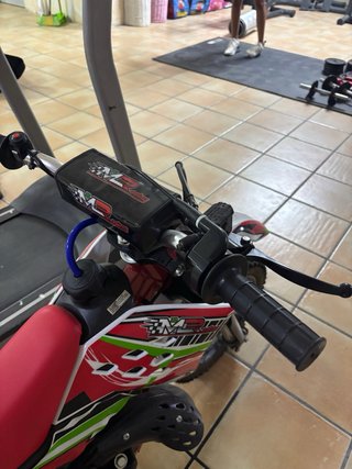 Moto Cross Infantil GMX 50 Roja y Blanca