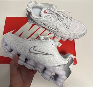 Nike Shox TL Plata y Blanco