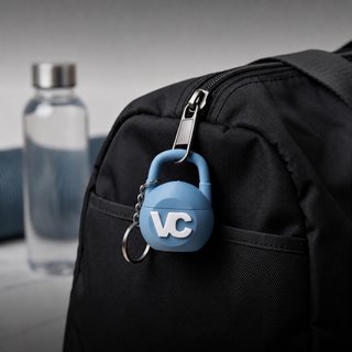 Llavero 3D kettlebell