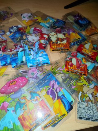 Lote 120 cartas Pokémon antiguas