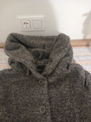Chaquetón de Lana Gris