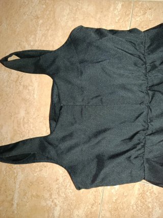 Vestido tipo falda-pantalón negro