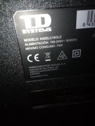 Televisores Negro