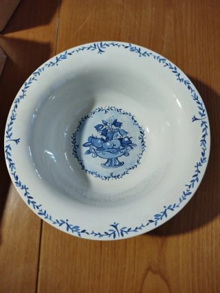 Insalatiera Keramour ceramica decoro blu