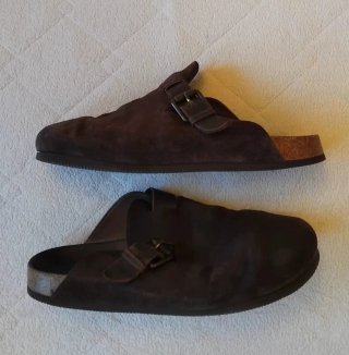 Zuecos Zara Home Marrón Talla 44 Unisex