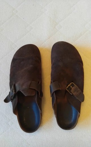 Zuecos Zara Home Marrón Talla 44 Unisex