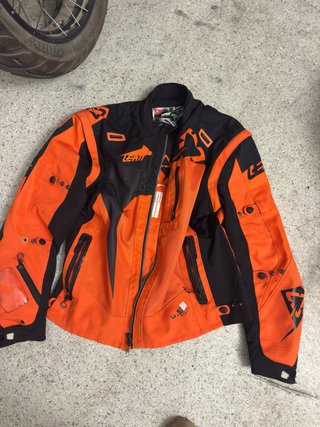 Chaqueta Leatt GPX 4.5 Naranja/Negra