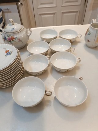 Juego de café Limoges B&C porcelana