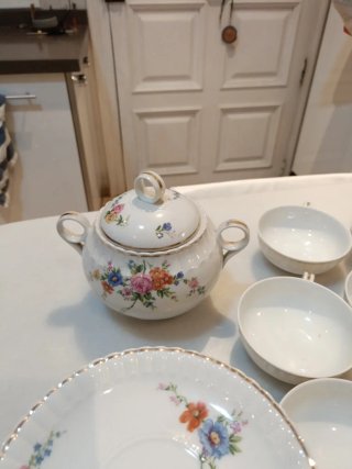 Juego de café Limoges B&C porcelana