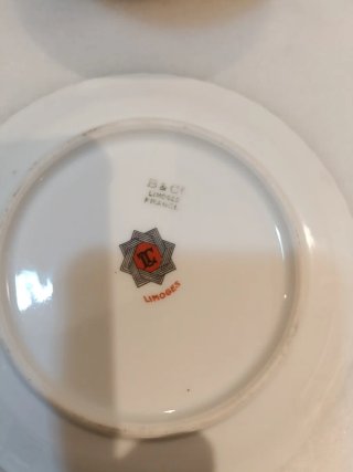 Juego de café Limoges B&C porcelana