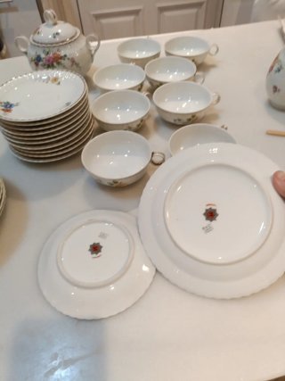 Juego de café Limoges B&C porcelana