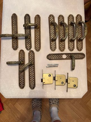 Herrajes antigüos de Bronce para Puertas