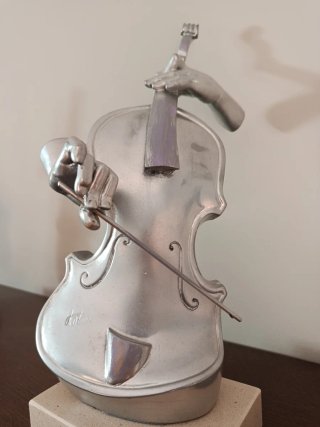 Figuras musicales metal alta decoración