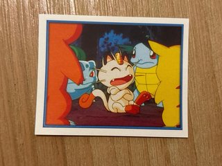 Cromo Pokémon MEELIN SERIE AZUL. 2000 3 unidad