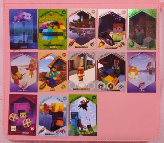 Lote Cartas Minecraft Challenges Panini