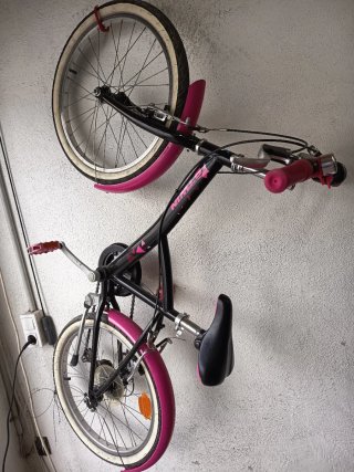 Bicicleta infantil niña rosa