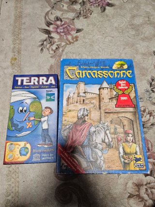 Pacchetto Giochi da Tavolo Terra e Carcassonne