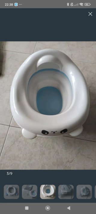 Orinal Reductor WC 3 en 1 Panda Azul