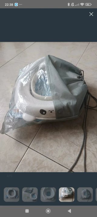 Orinal Reductor WC 3 en 1 Panda Azul