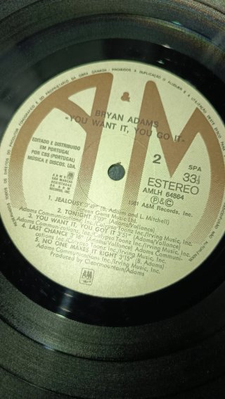 LP Bryan Adams - You Want It, You Got It (1981)