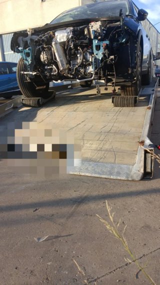 GRUA PORTACOCHES Volkswagen Transporter 2.5 tdi