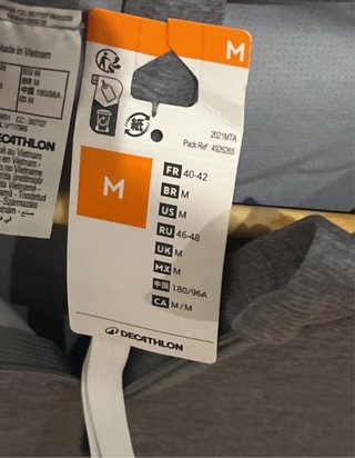 Sudadera Kiprun Media Cremallera Gris Talla M