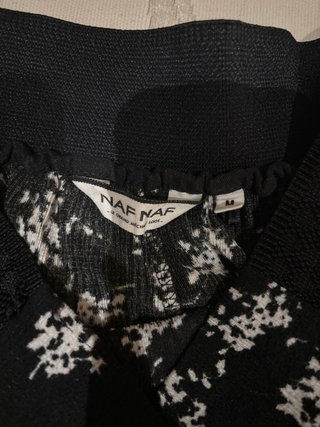 Falda Naf Naf corta estampada Talla M