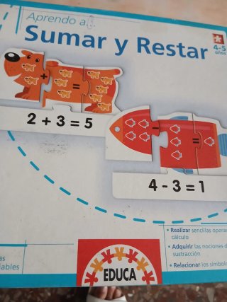 2Puzzle Educa Del 1 al 10 y saber sumar y restar