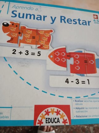 2Puzzle Educa Del 1 al 10 y saber sumar y restar