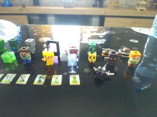 Colección Minecraft Figuras y Cartas