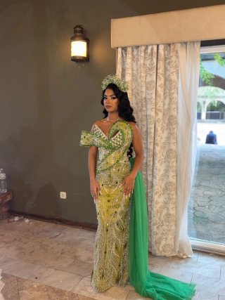 Vestido de Boda Gitana CON COMPLEMENTOS!!
