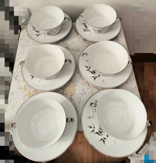 Juego de tazas vintage Limoges.