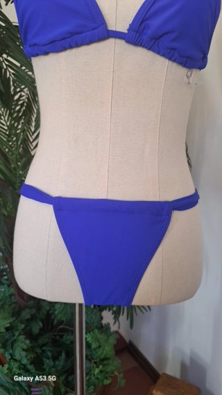 Biquíni azul senhora