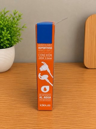 Auriculares deportivos Ideus con micrófono NUEVOS