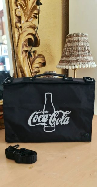 Bolso / cartera/ Bandolera Coca-Cola Negro Oficial