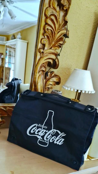 Bolso / cartera/ Bandolera Coca-Cola Negro Oficial