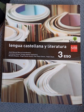 Lengua castellana y literatura 3o  Editorial SM.