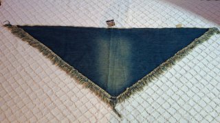 Vintage Top bandolera vaquera efecto desgastado