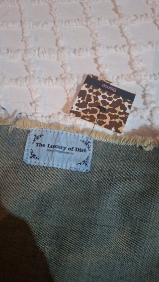 Vintage Top bandolera vaquera efecto desgastado