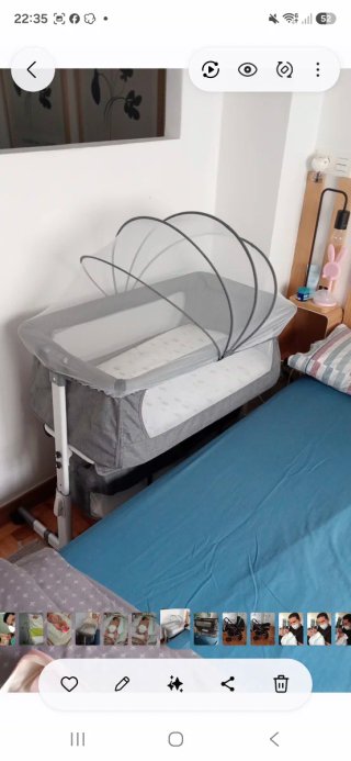 Cuna de bebé casi nueva