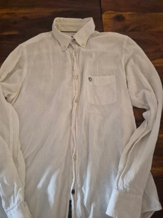 Camisa Lino Blanca Forecast Talla M