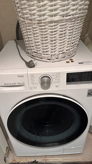 Lavadora LG ThinQ 8/5kg